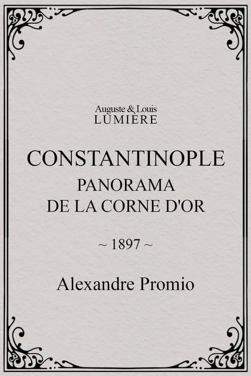 Constantinople, panorama de la corne d'or