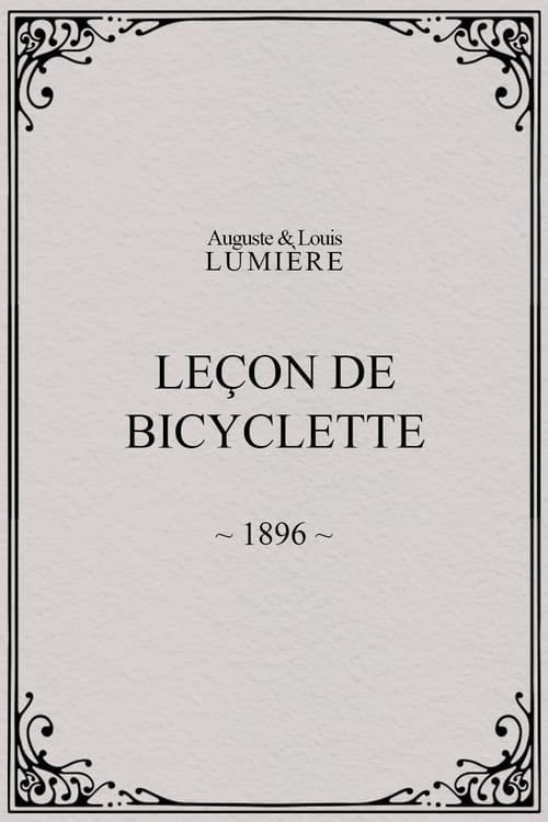 Leçon de bicyclette